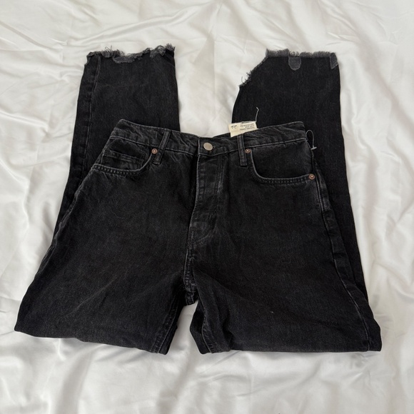free people tapered baggy boyfriend jeans size 26 details: -NWT -tapered bag - Picture 3 of 4